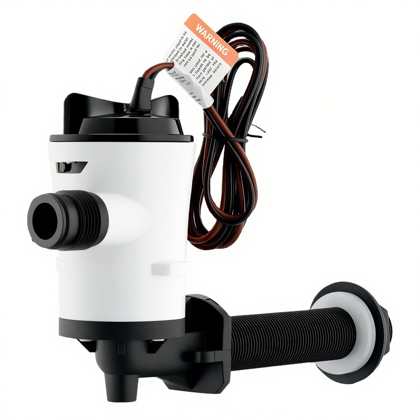 Lebendköderpumpe für Boote, 12 V, 50 l/min (800 GPH), Belüfterpumpe mit abnehmbarem Motor, 90°-Köderpumpen für Boote, korrosionsbeständige Tauchbelüfterpumpe, für Süß- und Salzwasser