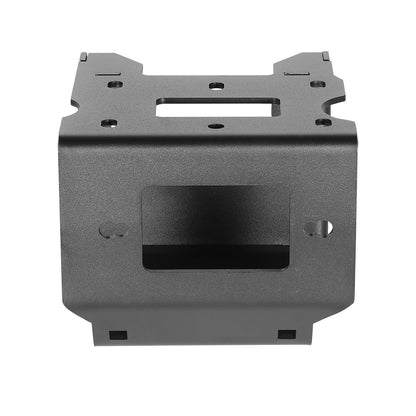 Winch Mount, Winch Capacity of 907-1633 kg, Trailer Hitch Winch Mount for Select Polaris Sportsman Models (2009 and Newer), 2 Mounting Hole Design, Powder Coated Steel, Fit for Desert Rescue