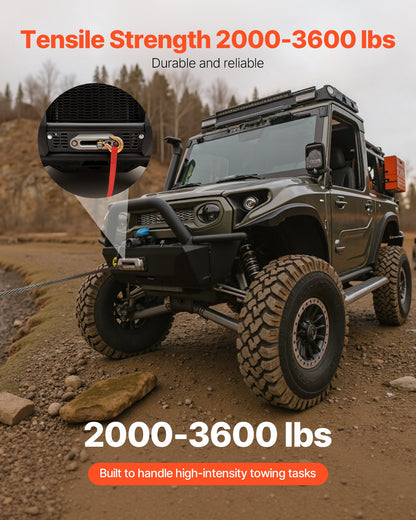 Winch Mount, Winch Capacity of 907-1633 kg, Trailer Hitch Winch Mount for Select Polaris Ranger Models (2010-2021), 3 Mounting Hole Design, Powder Coated Steel, Fit for Muddy Road Rescue