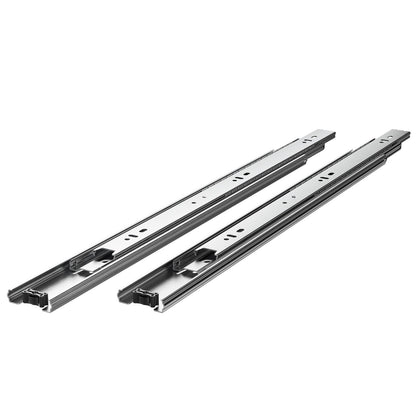 Drawer Slides, 18 inch, 10 Pairs Full Extension Ball Bearing Cabinet Rails, 100 LB Load Capacity Heavy Duty Side Mount Dresser Drawer Slides, Drawer Track Runners for Kitchen DIY Replacement