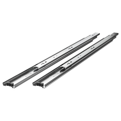 Drawer Slides, 22 inch, 10 Pairs Full Extension Ball Bearing Cabinet Rails, 100 LB Load Capacity Heavy Duty Side Mount Dresser Drawer Slides, Drawer Track Runners for Kitchen DIY Replacement