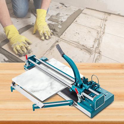 47Inch/1200mm Tile Cutter Double Rail Manual Tile Cutter 3/5 in Cap with Precise Laser Positioning Manual Tile Cutter Tools for Precision Cutting