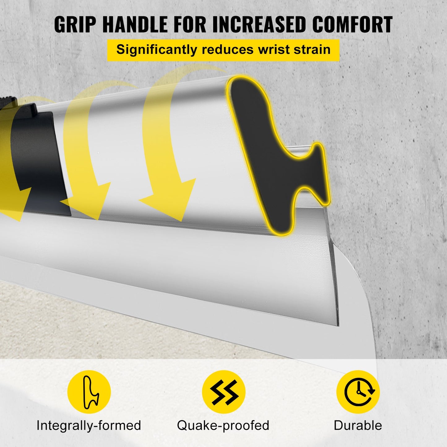 Spachtelmesser-Kombination für Trockenbauwände (25,4/40,6/61 cm) mit Griff