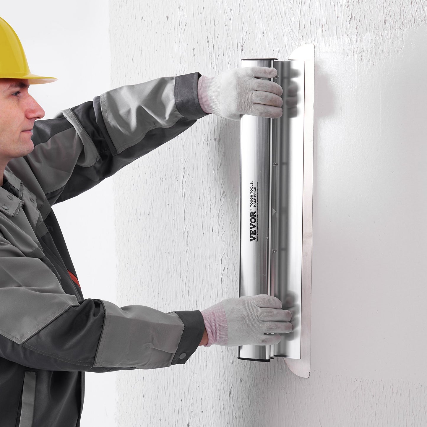 Trockenbau-Spachtelset, 10/16/24/32/40 Zoll (25,4/40,6/61/81,3/101,6 cm) Spachtelklingen + 34–81,6 Zoll (86,4–207 cm) Verlängerungsstange, Edelstahlmesser, professionelles Spachtelwerkzeug für Gipskartonplatten