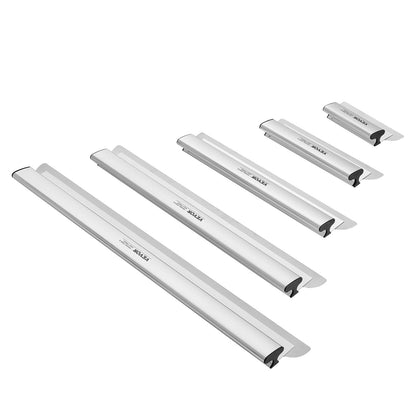 Trockenbau-Spachtelset, 10/16/24/32/40 Zoll (25,4/40,6/61/81,3/101,6 cm) Spachtelklingen + 34–81,6 Zoll (86,4–207 cm) Verlängerungsstange, Edelstahlmesser, professionelles Spachtelwerkzeug für Gipskartonplatten