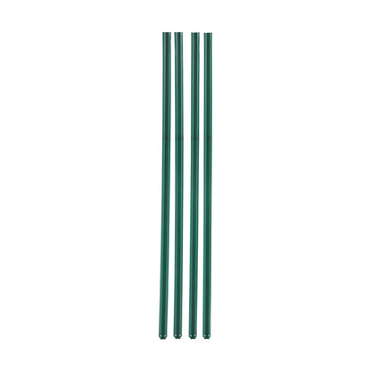 Bottom Locking Privacy Slats, Single-Wall Vertical Bottom-Locking Slats for Chain-Link Fence, High-Density HDPE Chain Link Slats Ideally Fit 4' High Fence for Garden, Farm, Sports Field(Green)