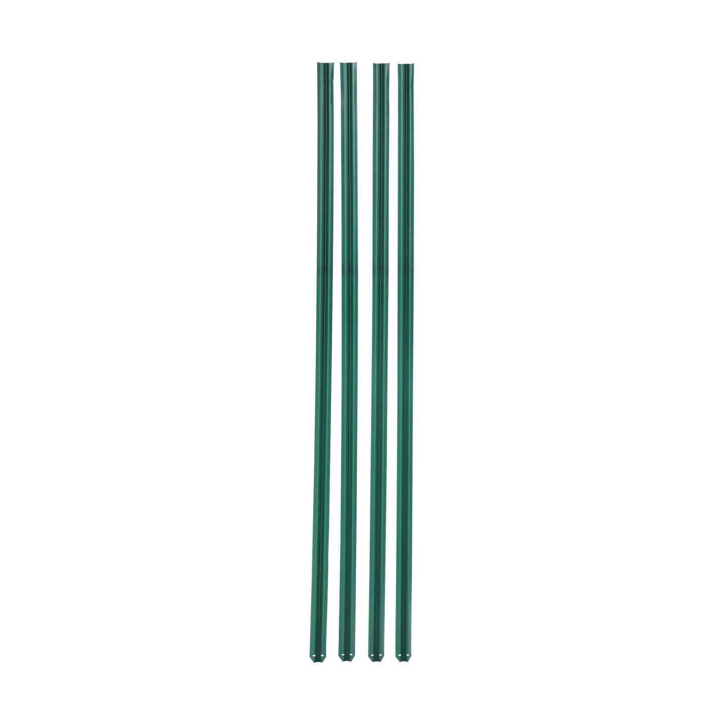 Bottom Locking Privacy Slats, Single-Wall Vertical Bottom-Locking Slats for Chain-Link Fence, High-Density HDPE Chain Link Slats Ideally Fit 5' High Fence for Garden, Farm, Sports Field(Green)