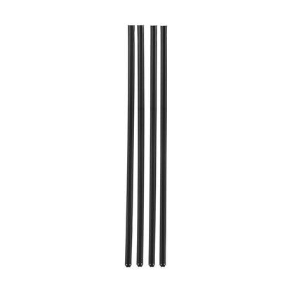 Bottom Locking Privacy Slats, Single-Wall Vertical Bottom-Locking Slats for Chain-Link Fence, High-Density HDPE Chain Link Slats Ideally Fit 6' High Fence for Garden, Farm, Sports Field(Black)