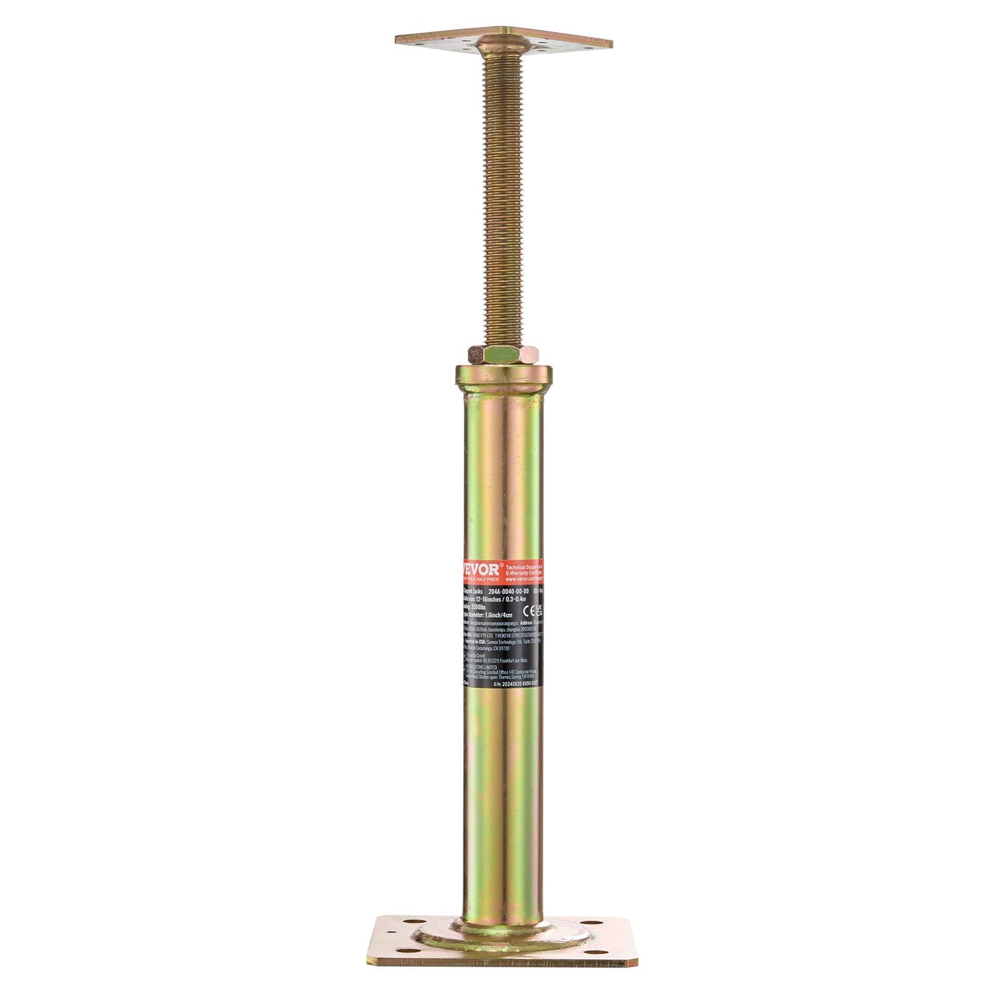 4PCS Adjustable Floor Jack Post House Floor Leveling Lift 29.5 cm-40.6 cm Height