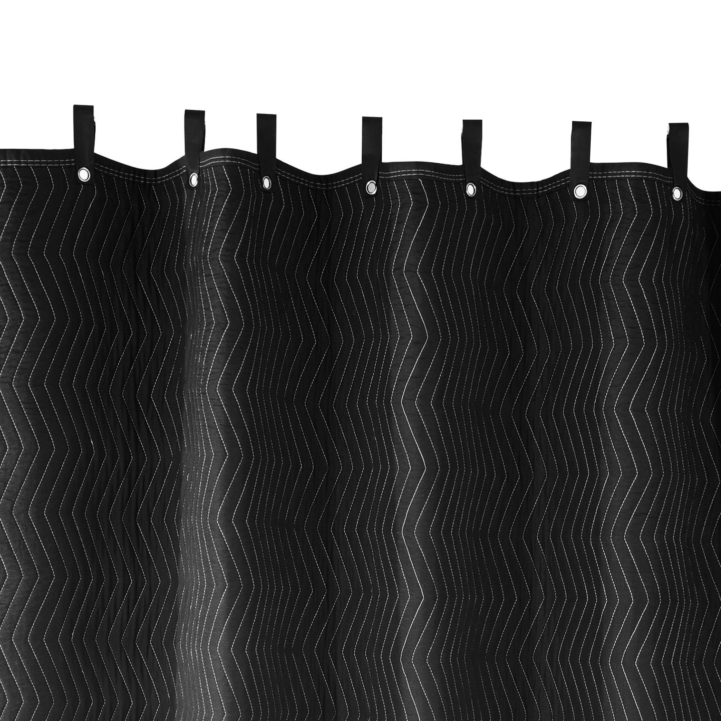 Sound Dampening Blanket, 243.8 x 203.2 cm, Extra Large Studio Grommeted Soundproof Blanket with Grommets, Light Blocker for Door Acoustic Noise Blocking Blanket Studio Sound Absorption Sheet, Black