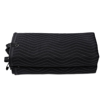 Sound Dampening Blanket, 243.8 x 203.2 cm, Extra Large Studio Grommeted Soundproof Blanket with Grommets, Light Blocker for Door Acoustic Noise Blocking Blanket Studio Sound Absorption Sheet, Black