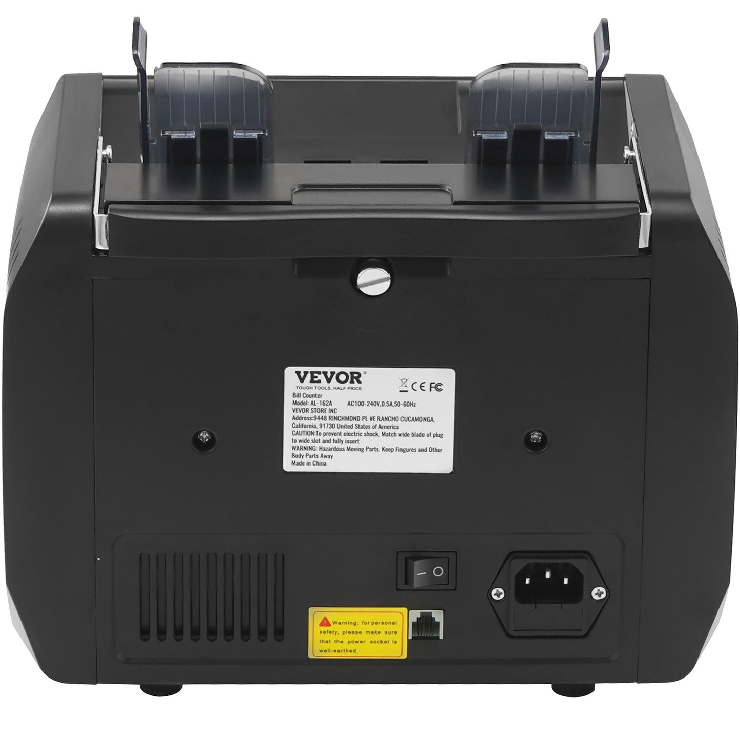 Money Counter Machine, Bill Counter with UV, MG, IR and DD Counterfeit Detection, USD & EUR Cash Counting Machine with Add and Batch Modes, Large LCD & External Display