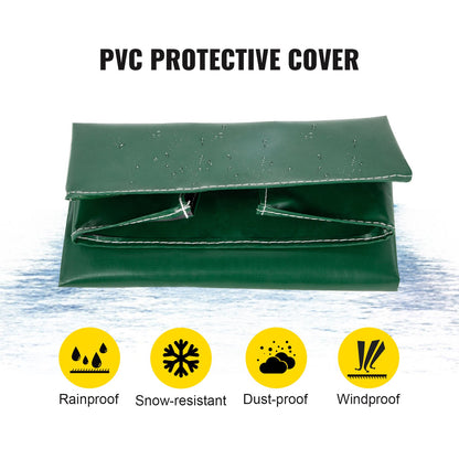 Firewood Log Rack, 2.44 m Firewood Rack Outdoor, Black Firewood Rack Stand, Steel Outdoor Wood Rack, Firewood Log Holder with Load Capacity 590 kg, Firewood Rack with Cover & Fireplace Tool Set