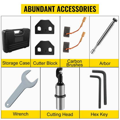 Elektrischer Metallknüppel 380 W, 1800 U/min Hochgeschwindigkeitsrotor, 220 V, inkl. Ersatzklingen und Aufbewahrungskoffer. Geeignet zum Schneiden von Edelstahl, Aluminium und Kunststoff.