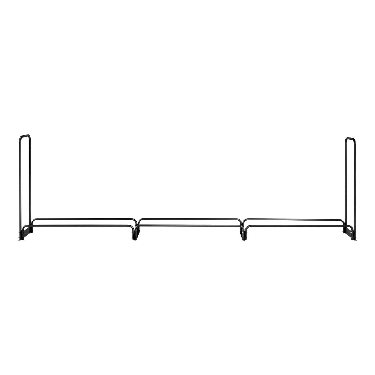 3.9m Outdoor Firewood Rack with Cover, 386 cm x 36 cm x 117 cm, Heavy Duty Firewood Holder & 600D Oxford Waterproof Cover for Fireplace, Patio, Indoor/Outdoor Log Storage Rack for 3/4 Cord of Firewood