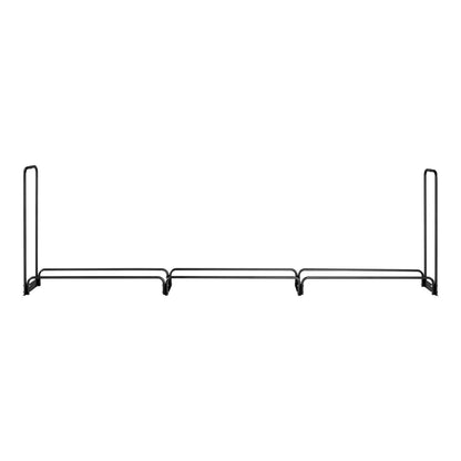 3.9m Outdoor Firewood Rack with Cover, 386 cm x 36 cm x 117 cm, Heavy Duty Firewood Holder & 600D Oxford Waterproof Cover for Fireplace, Patio, Indoor/Outdoor Log Storage Rack for 3/4 Cord of Firewood