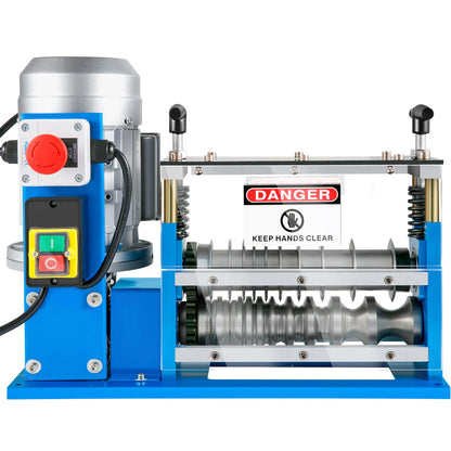 Electric Wire Stripping Machine, 1.5-38 mm Automatic Wire Stripping Machine, 11 Channels 10 Blades Cable Stripping Machine, Wire Stripping Tool 2286 cm/Minute, for Recycling Copper Wire