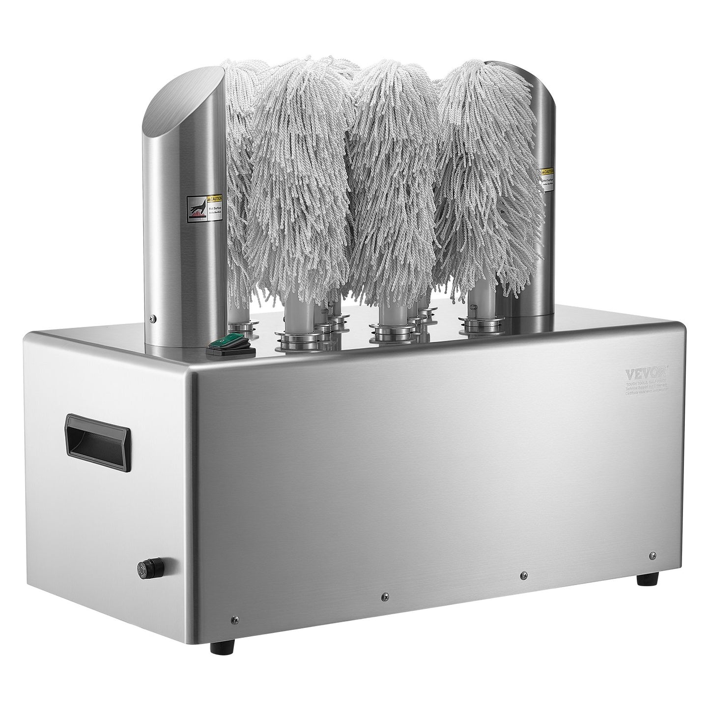 Weinglaspoliermaschine, 8-Bürsten-Glaspoliermaschine, 660 Tassen/Stunde, elektrische Gewerbe-Glaspoliermaschine für Champagnergläser, Biergläser, Krüge, ideal für Bars, Restaurants und Küchen