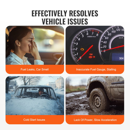 Hochdruck-Kraftstoffpumpe mit Dichtung und Schrauben, kompatibel mit Buick LaCrosse, Regal, Verano, Chevrolet Captiva Sport, Equinox, Impala, Malibu, GMC Terrain 2010–2017 L4 2,4L, Edelstahl