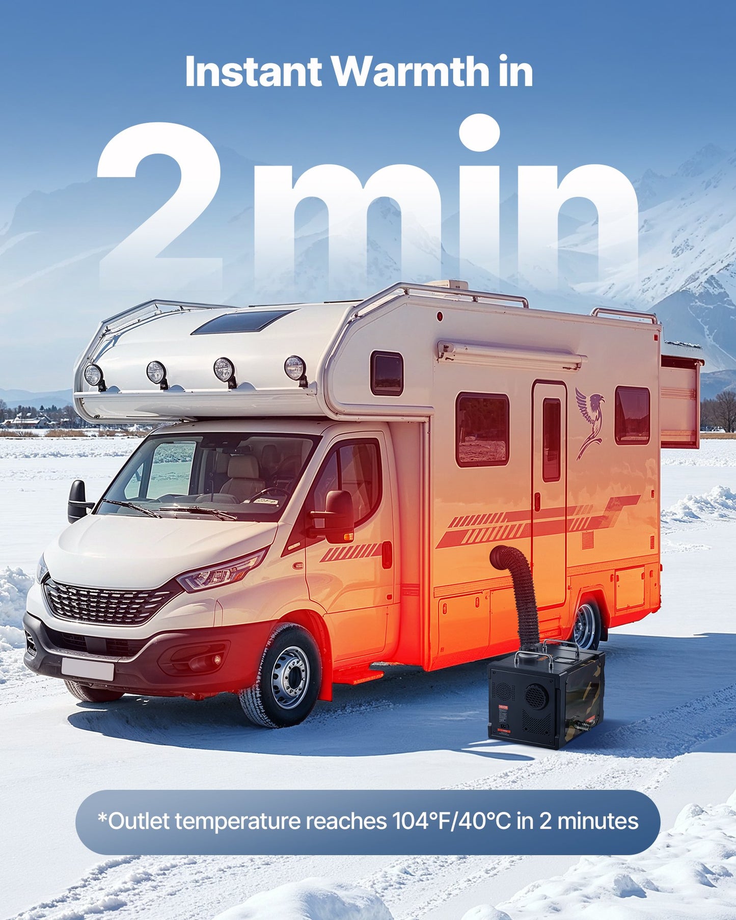 Dieselheizung, 8 kW, 12 V/24 V Gleichstrom, tragbare All-in-One-Diesel-Luftheizung mit Bluetooth-App-Steuerung, Fernbedienung und LCD-Bildschirm, 7-Liter-Kraftstofftank für Lkw, Transporter, Wohnmobile, Camper und Garagen