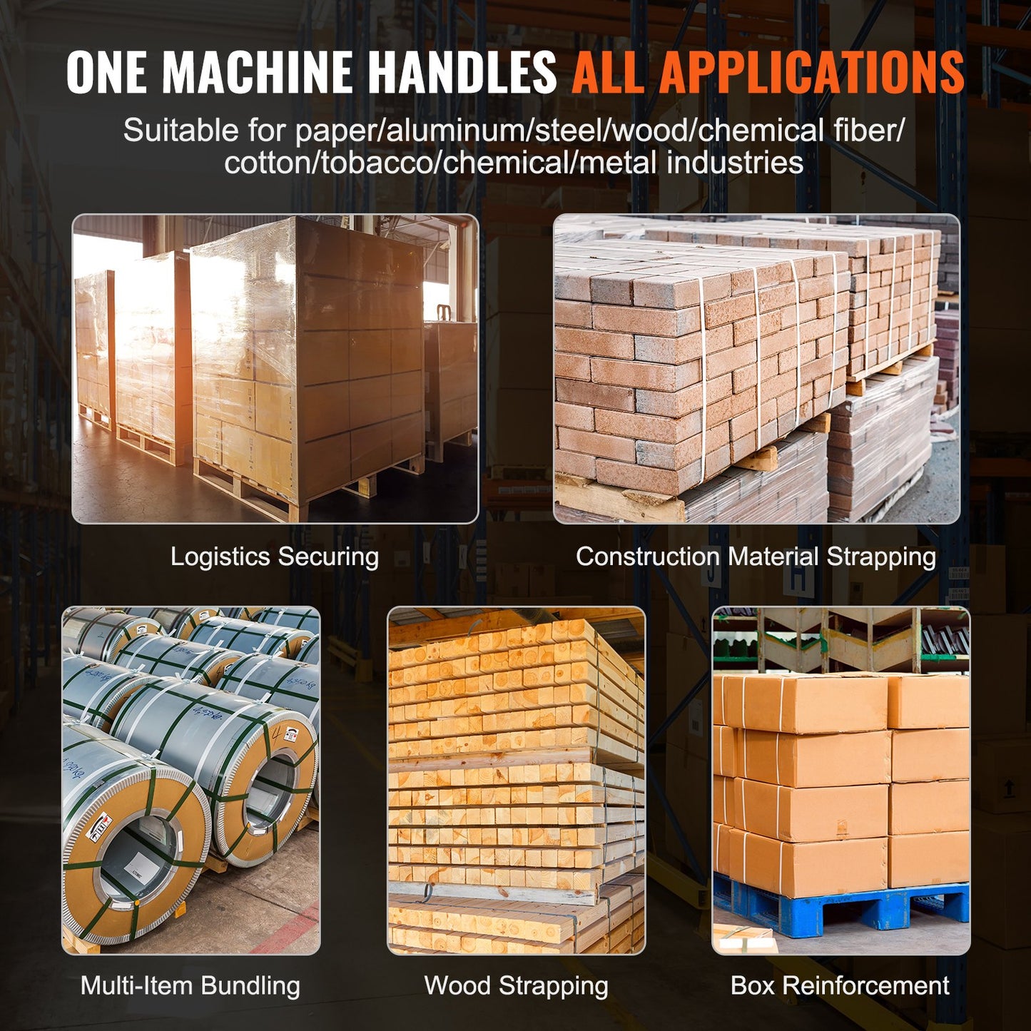 Automatische elektrische Umreifungsmaschine für PP/PET-Bänder 0,9-1,6 cm