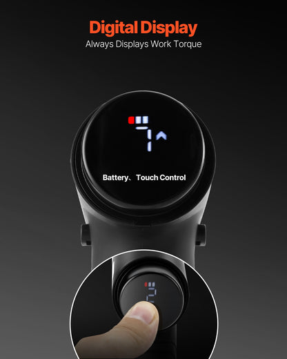 Elektrischer Schraubendreher, 7 Drehmomenteinstellungen (0,5–5 Nm), 2500-mAh-Akku, Akku-Schraubendreher-Set mit 32 1/4-Zoll-Bits, Digitalanzeige, LED-Licht, USB-C-Ladeanschluss, für elektrische Reparaturen an Möbeln