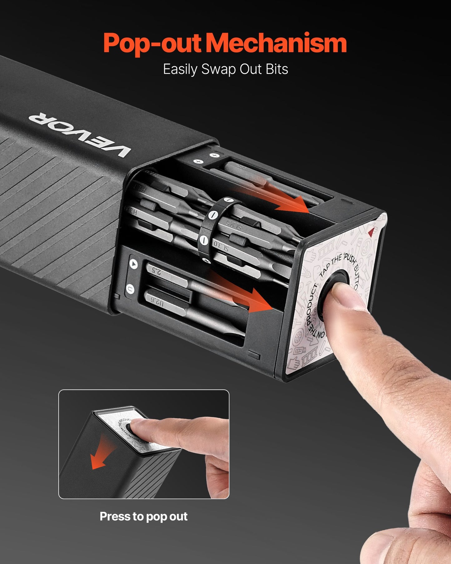 Elektrisches Präzisionsschraubendreher-Set, 52 magnetische Bits, Mini-Elektroschraubendreher mit magnetischer Aufbewahrungsbox, S2-Stahlbits, LED-Licht, USB-C-Ladeanschluss, für die Reparatur von Handys, Laptops und anderen Elektronikgeräten