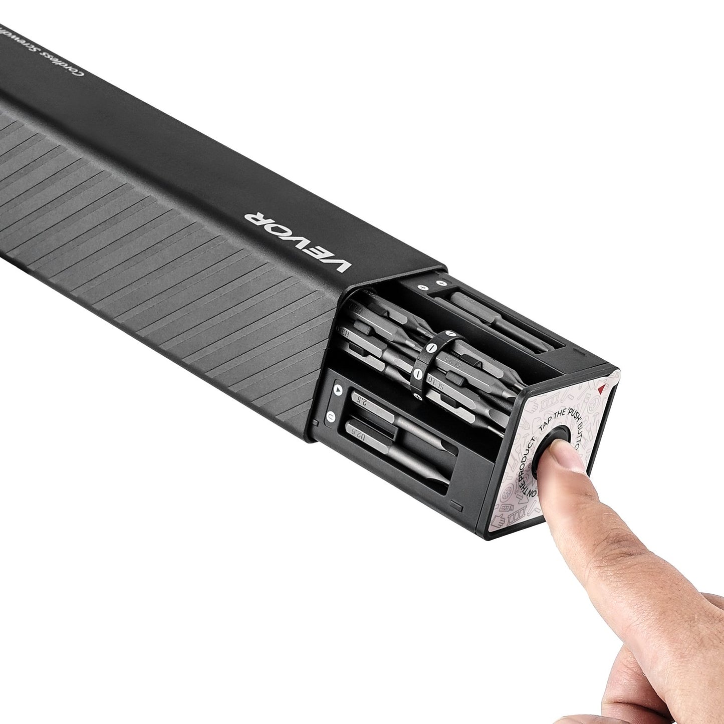 Elektrisches Präzisionsschraubendreher-Set, 52 magnetische Bits, Mini-Elektroschraubendreher mit magnetischer Aufbewahrungsbox, S2-Stahlbits, LED-Licht, USB-C-Ladeanschluss, für die Reparatur von Handys, Laptops und anderen Elektronikgeräten