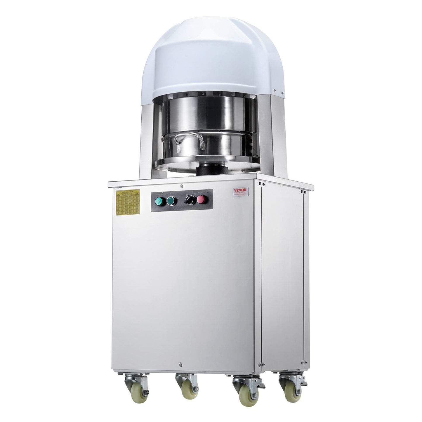 Electric Dough Divider Rounder, 20PCS Automatic Dough Ball Cutting Making Machine, 2.12oz - 9.17oz Equal Dough Cutter with Pure Copper Motor and 304 Stainless Steel Tray, for Bakery, Restaurant