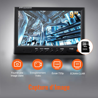 Kanalinspektionskamera mit 512-Hz-Sonde, 22,9 cm 720p-Bildschirm, 50,3 m Reichweite