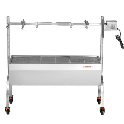 Bräter-Drehspieß-Grill für Schwein, Lamm und Hähnchen, 52 W, 89,8 kg