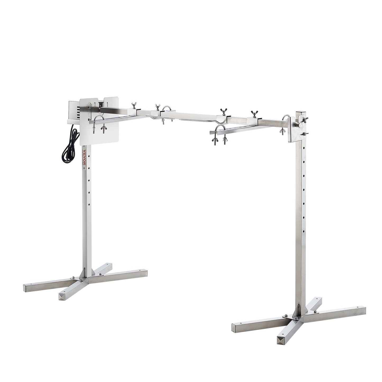 Elektrischer Drehspießgrill (116,8 cm) aus Edelstahl, geeignet für 59,9 kg Schwein und Lamm