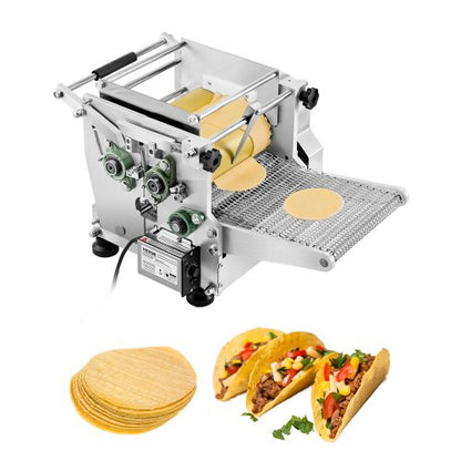 Elektrische Tortillamaschine, 14 cm Durchmesser, automatische Maistortillamaschine mit Antihaftbeschichtung, elektrische Chapati-Maschine, geeignet für die Herstellung von Sopes, Gorditas, Roti, Pita, Tortilla und Pizza