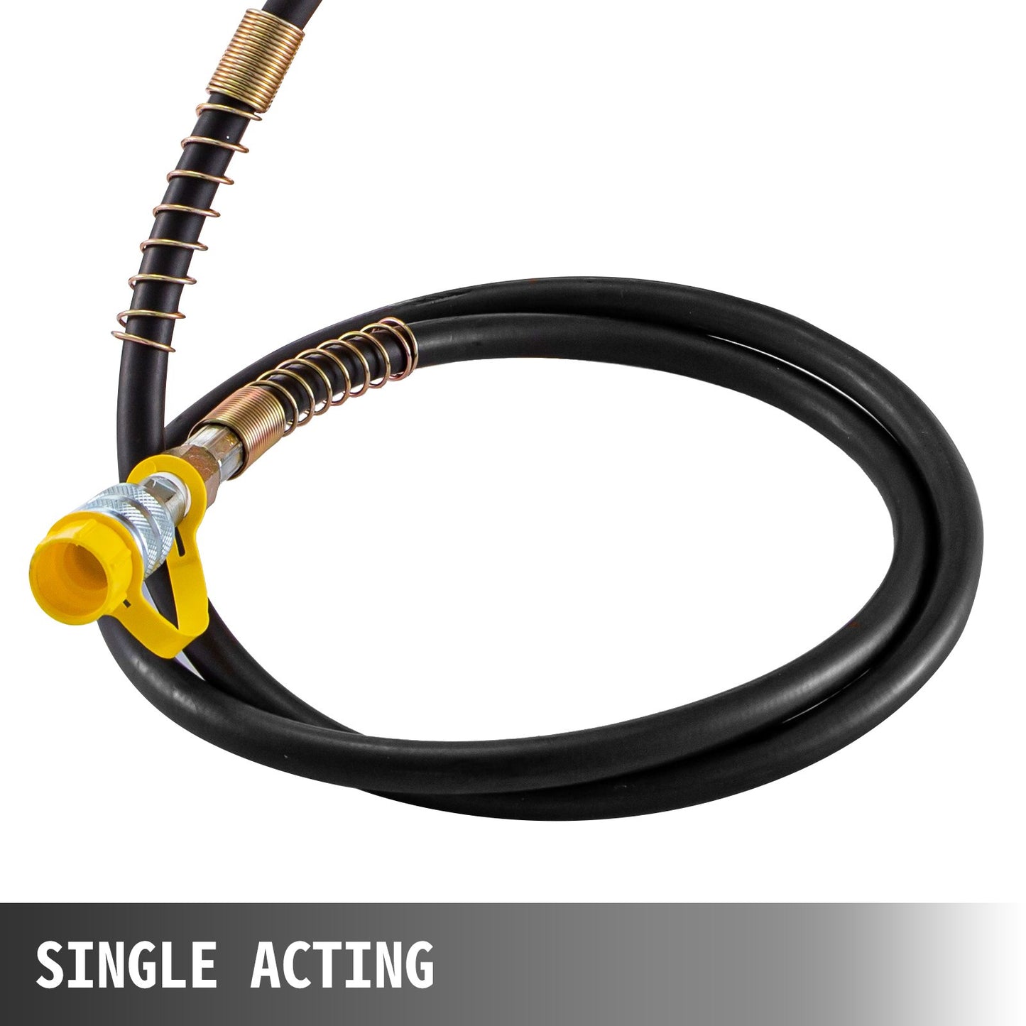 Hydraulic Electric Pump, 750W Hydraulic Driven Pump, 70 MPa(10152 PSI) Single Acting, 220V, Solenoid Pedal, 7L Hydraulic Power Pack Cylinder