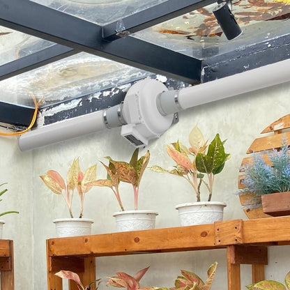 Radon-Lüfter-Installationsset (4 bis 3,5 Zoll), leises Radon-Absaugsystem mit 260 CFM, 2 Kupplungen, Druckanzeige, wasserdichter Inline-Rohrventilator für die Innen- und Außenlüftung