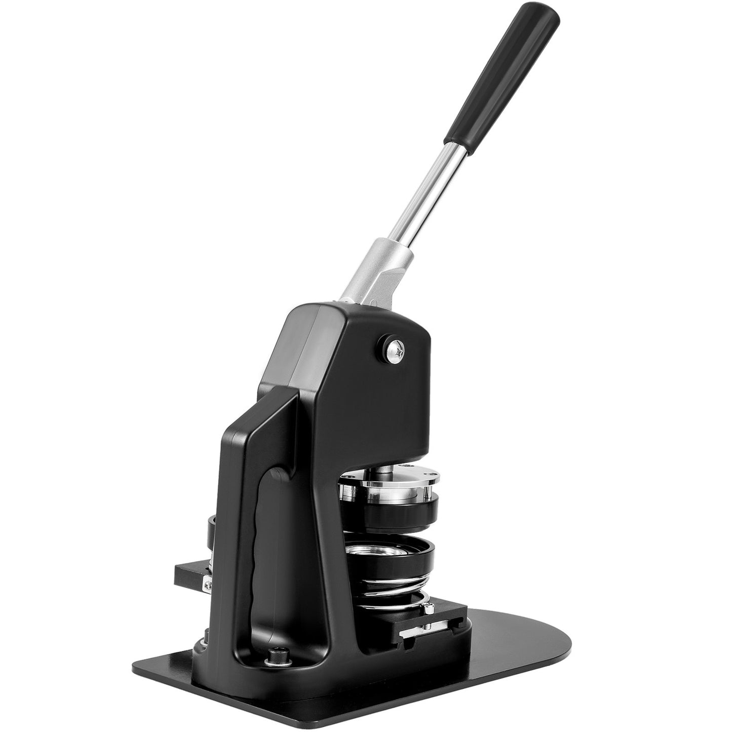 Buttonmaschine, Stanzpresse für verschiedene Größen (1,25 + 2,25 Zoll), Bastelset für Kinder, Anstecknadel-Set mit 500 Buttonteilen, Kreisschneider und Zauberbuch