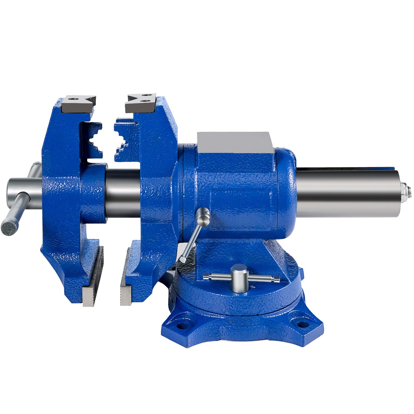 Mehrzweck-Schraubstock, 15 cm (6 Zoll), 360° drehbar, mit drehbarem Fuß und Kopf, robuster Mehrbacken-Schraubstock zum Spannen und Befestigen von Geräten, für den Heim- oder Industriegebrauch