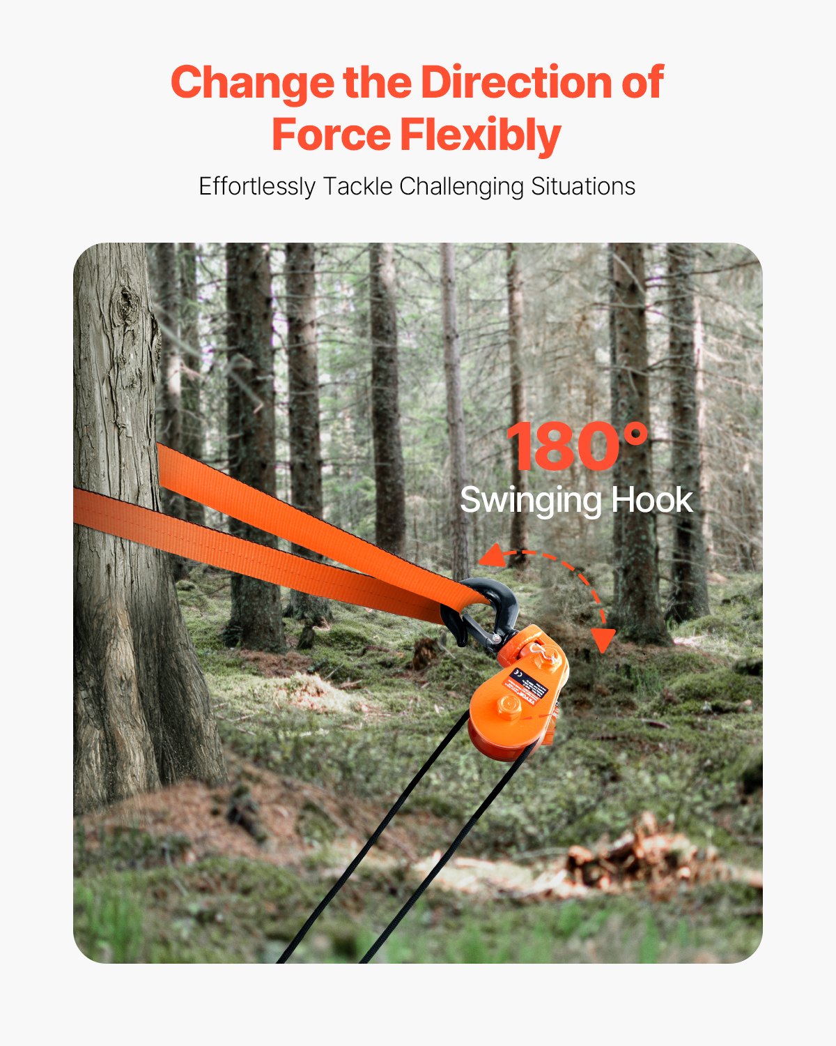 2 Ton Snatch Block with Swivel Hook, 3" Sheave 3/8" Inch Wire Rope, Heavy Duty Snatch Block Pulley 4400 lbs for Towing and Recovery operations on Tow Truck Rollback Wrecker Car Hauler Winches