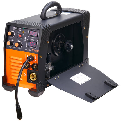 MIG Welder 200 Amp MIG TIG Arc Welder 3 in 1 Welder Welding Machine 220V TIG Welder Lift ARC Welder MMA Stick IGBT DC Inverter Welder Digital Display Combo Welding Machine