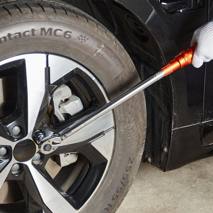 Torque Wrench, 1.3 cm Drive Click Torque Wrench 20-250ft.lb/34-340n.m, Dual-Direction Adjustable Torque Wrench Set, Mechanical Dual Range Scales Torque Wrench Kit with Adapters Extension Rod