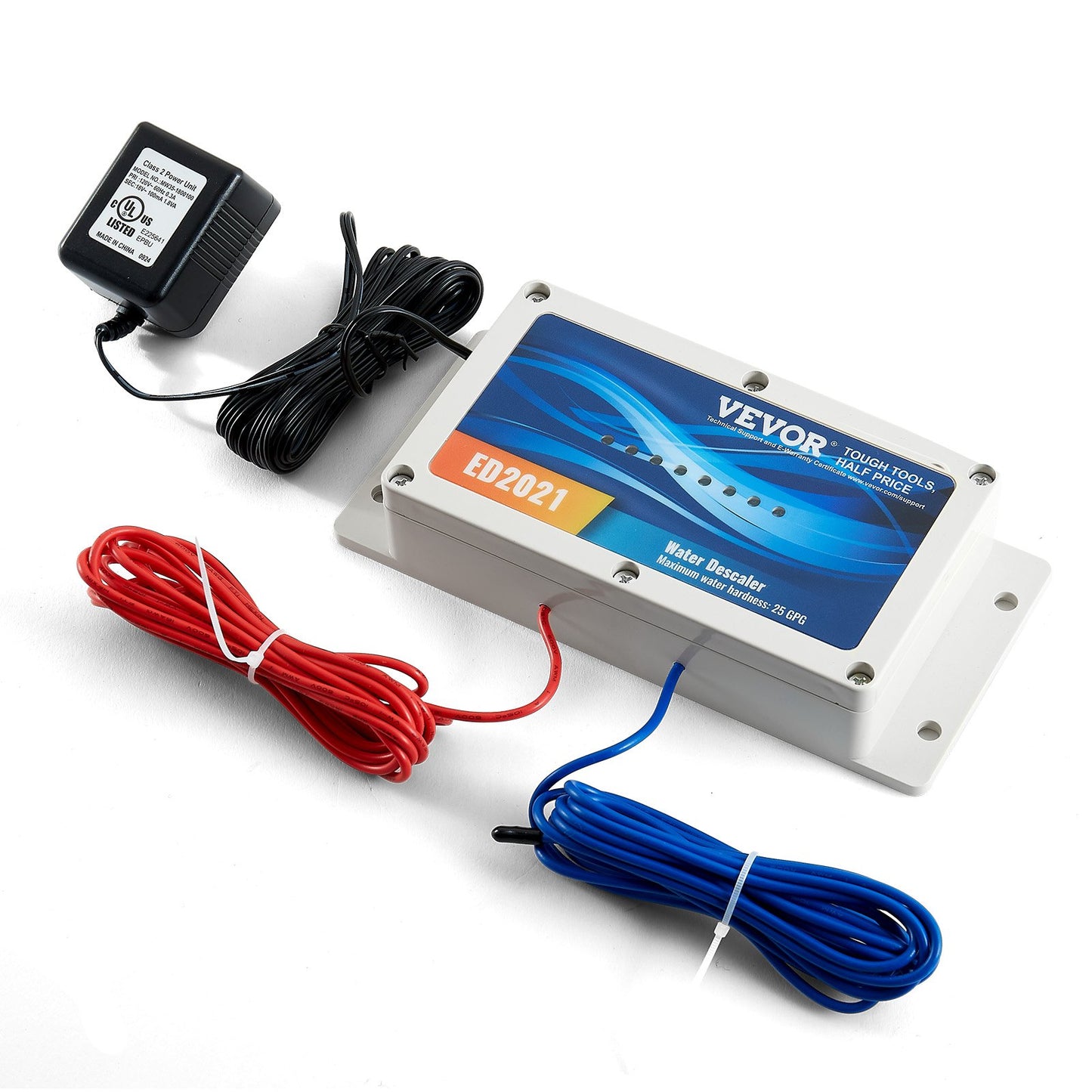 Electronic Water Descaler System, Whole House Salt Free Descaler, Hard Water Conditioner to Reduces Scale Build-Up, for All Kinds of Plumbing Pipes, Durable for Over 10 Years