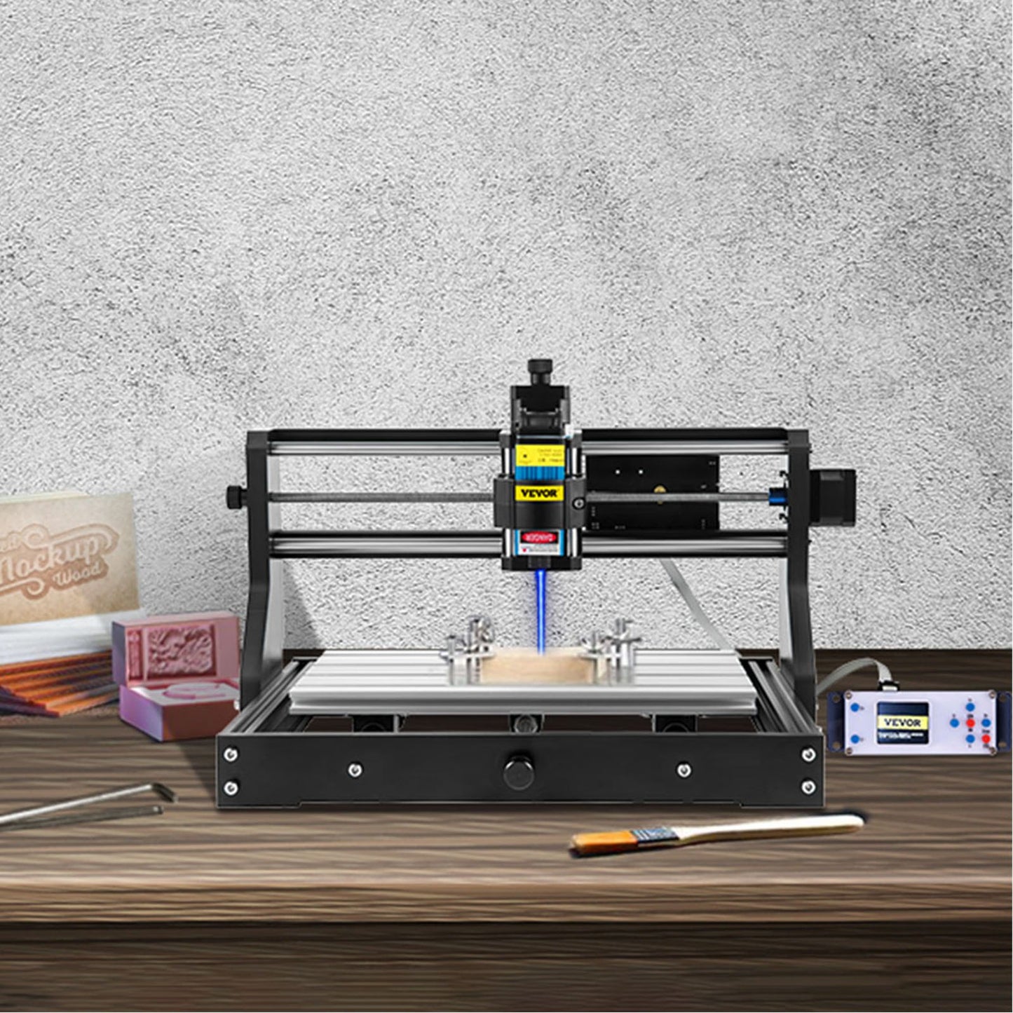 CNC 3018 Pro 2500MW 300×180×40mm Cnc Machine GRBL Control Mini Laser Engraver with Offline Controller 3 Axis Laser Engraving Machine for Carving Milling Plastic Acrylic PVC Wood