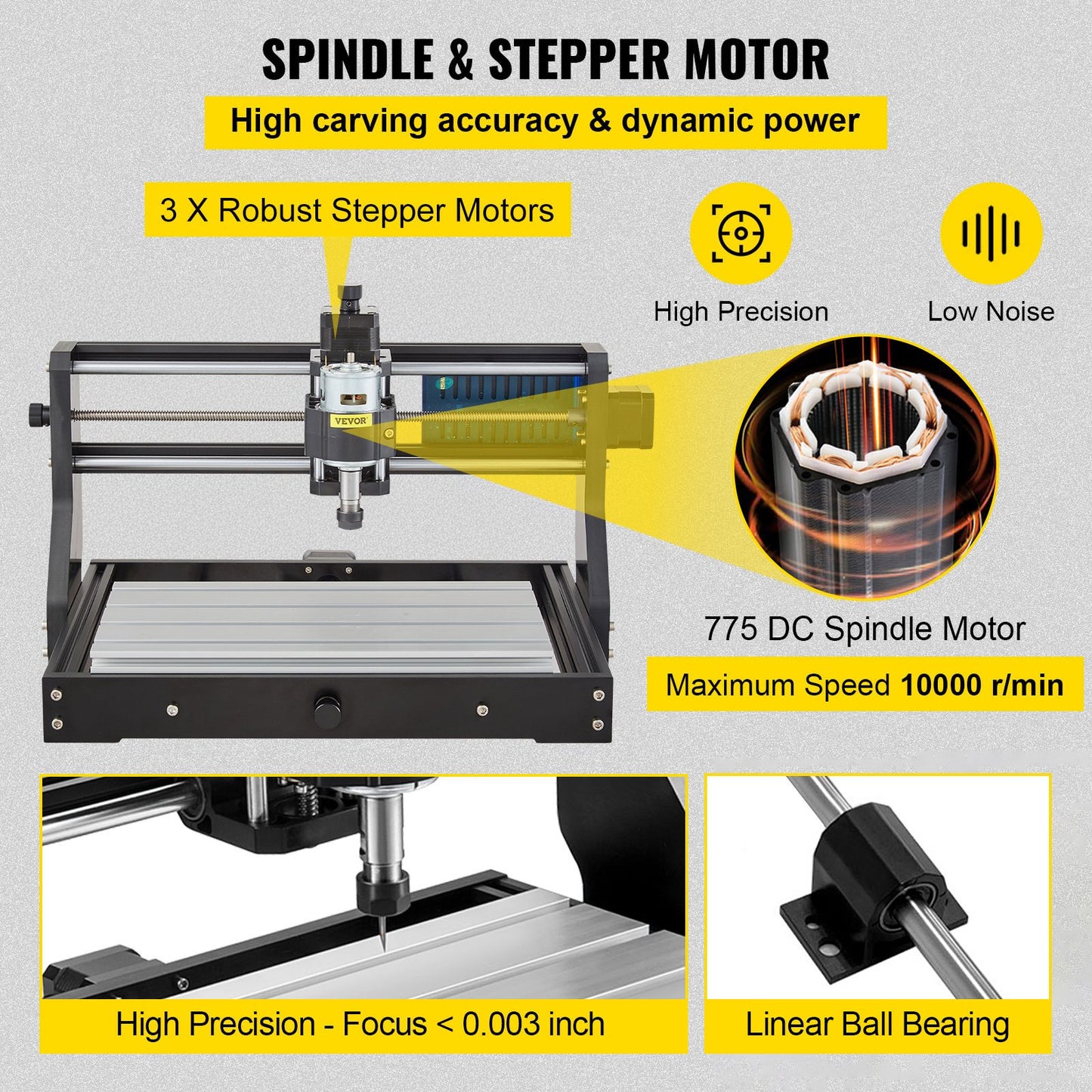 CNC 3018 Pro 300×180×45mm CNC Machine GRBL Control Mini Engraver with Offline Controller 3 Axis Engraving Machine for Carving Milling Plastic Acrylic PVC Wood