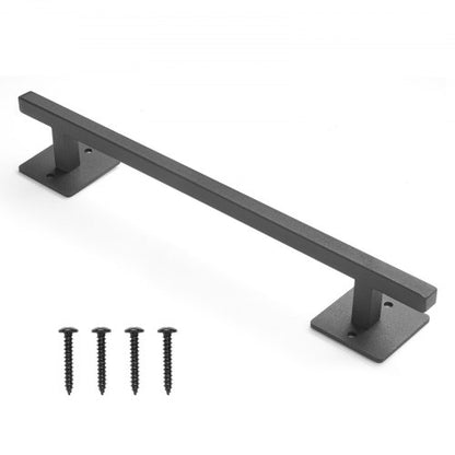 Barn Door Handle, 320 mm Rustic Fence Gate Handle, Rust-Resistant Coating, Heavy Duty Carbon Steel Outdoor Gate Handles, Easy to Install, Metal Sliding Door Pulls for Garage Shed Closet Pantry