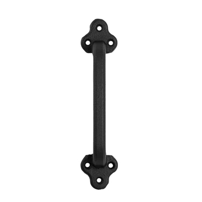 Barn Door Handle, 231 mm Rustic Fence Gate Handle, Rust-Resistant Coating, Heavy Duty Carbon Steel Outdoor Gate Handles, Easy to Install, Metal Sliding Door Pulls for Garage Shed Closet Pantry