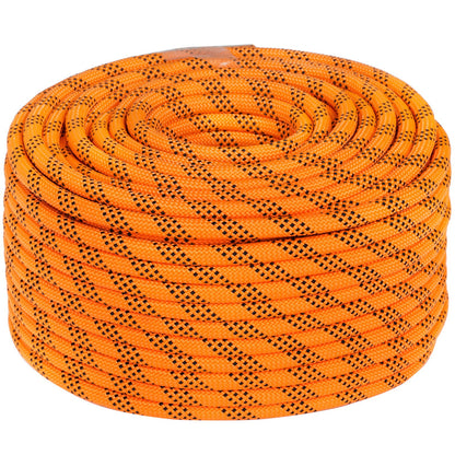 9/16 Inch Double Braid Polyester Rope 200 FT Nylon Pulling Rope 1100LBS High Force Polyester Load Sailing Rope(9/16In-200Ft)