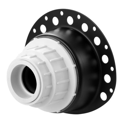 PVC Freestanding Tub Drain Kit, 2 Brass Tail Pipes, Bathtub Drain Rough-in Kit, with PVC Adapter of Tailpiece, Compatible with Freestanding Bathtubs, Floor Mounted Bathtubs and Island Bathtubs