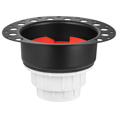 PVC Freestanding Tub Drain Kit, 2 Brass Tail Pipes, Bathtub Drain Rough-in Kit, with PVC Adapter of Tailpiece, Compatible with Freestanding Bathtubs, Floor Mounted Bathtubs and Island Bathtubs