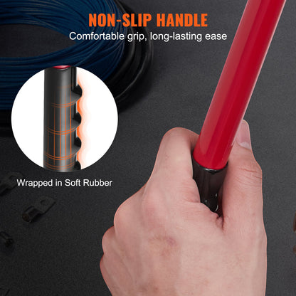 Battery Cable Lug Crimping Tool, 10-1/0AWG Aluminum Terminal Battery Lug Crimper, with 60PCS Aluminum Ring Connectors Terminals 6 Wire Sizes Crimping Die, for Heavy Duty Wire Lugs