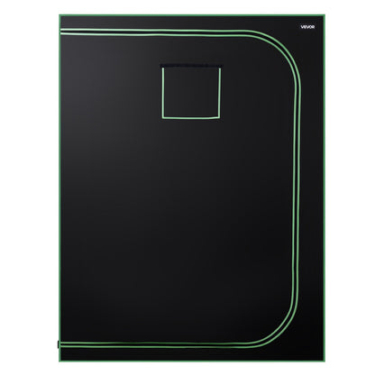 Indoor-Anbauzelt-Set, 150 x 150 x 200 cm, Pflanzenzelt mit Vollspektrum-LED-Pflanzenlampe und Belüftungssystem, 600D hochreflektierende Mylar-Folie, Anzuchtzelt für Blumen und Gemüse